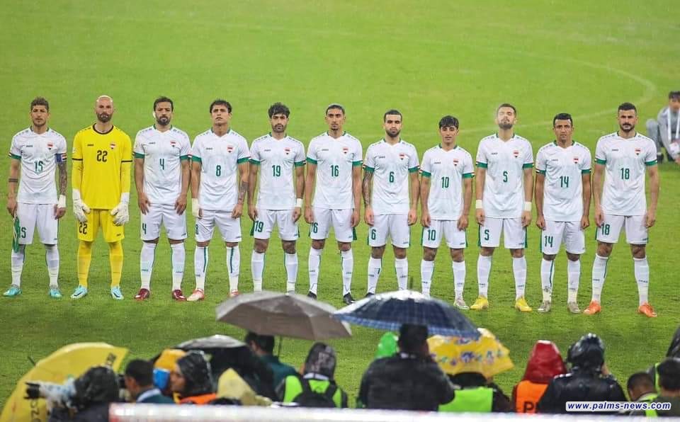 تحت الامطار المنتخب العراقي يحسم كلاسيكو الخليج بملعب جذع النخلة